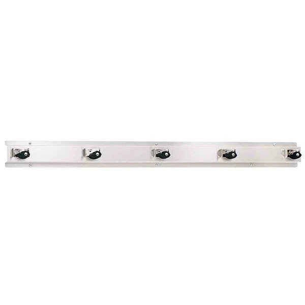 Bradley 9955-000000 Commercial Mop & Broom Holder, 48" L x 4" H, Stainless Steel