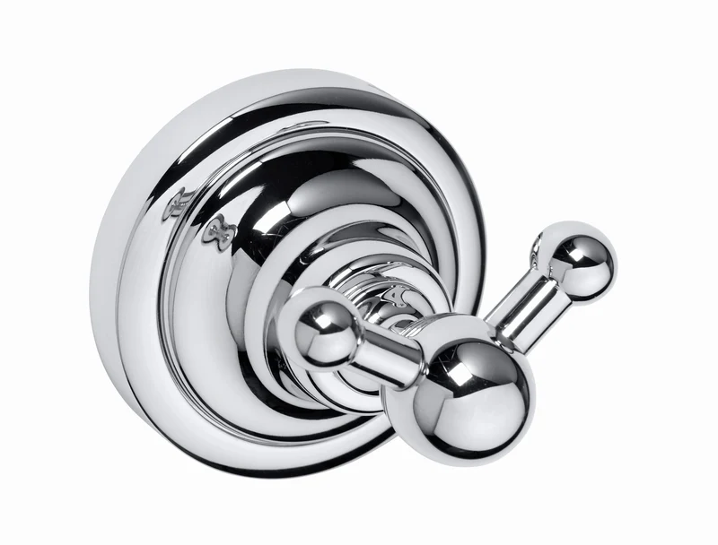 Handdukskrok Duschbyggarna CLASSIC KROM Dubbel