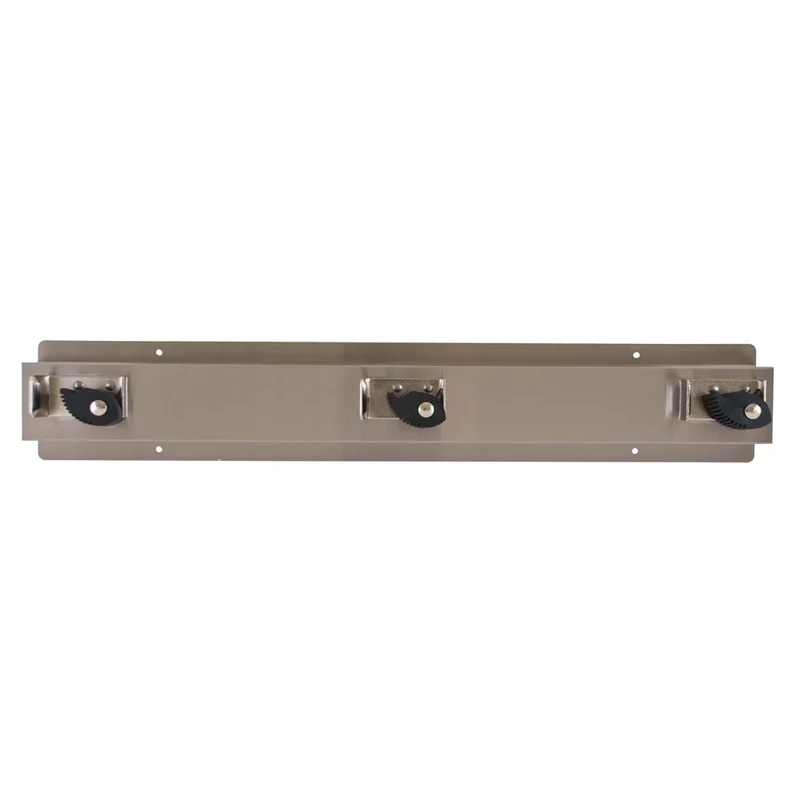 Bradley 9953-00 Commercial Mop & Broom Holder, 24" L x 4" H, Stainless Steel