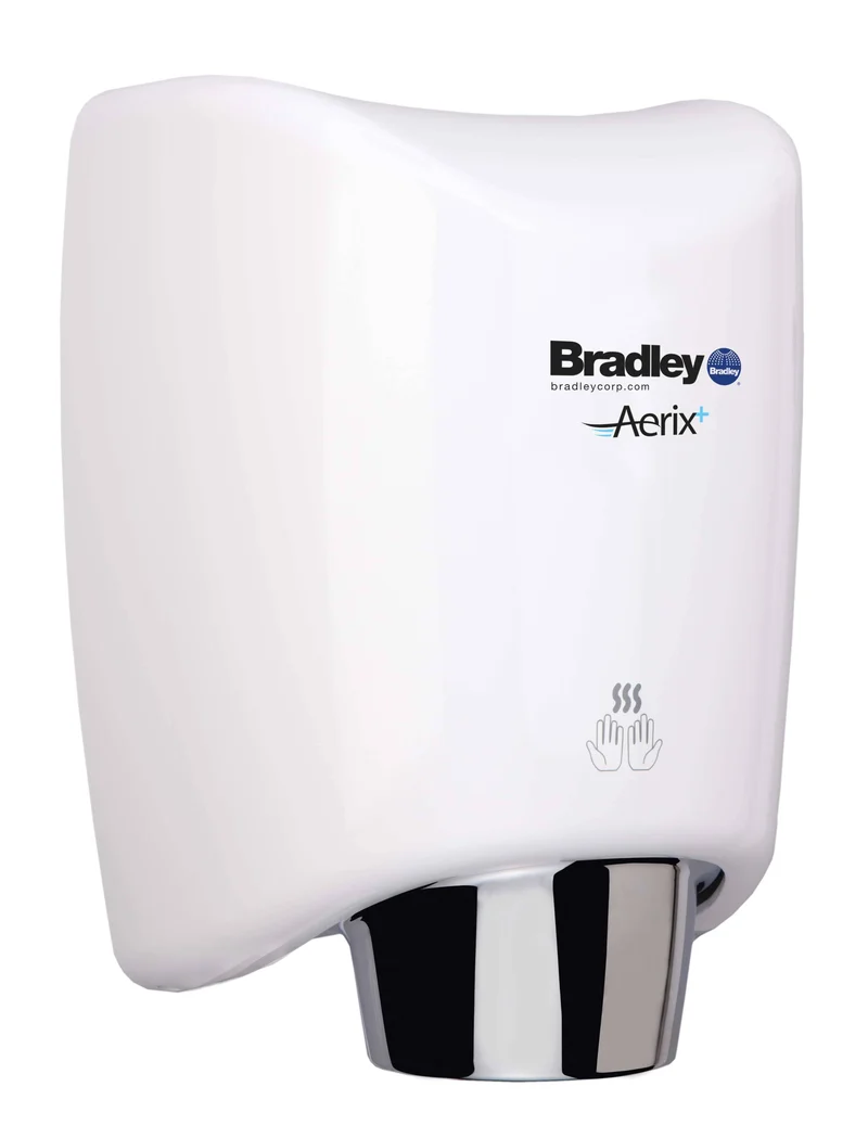 Bradley 2922-2873 Automatic High Efficiency Hand Dryer, 110-120 Volt, Surface-Mounted, Aluminum