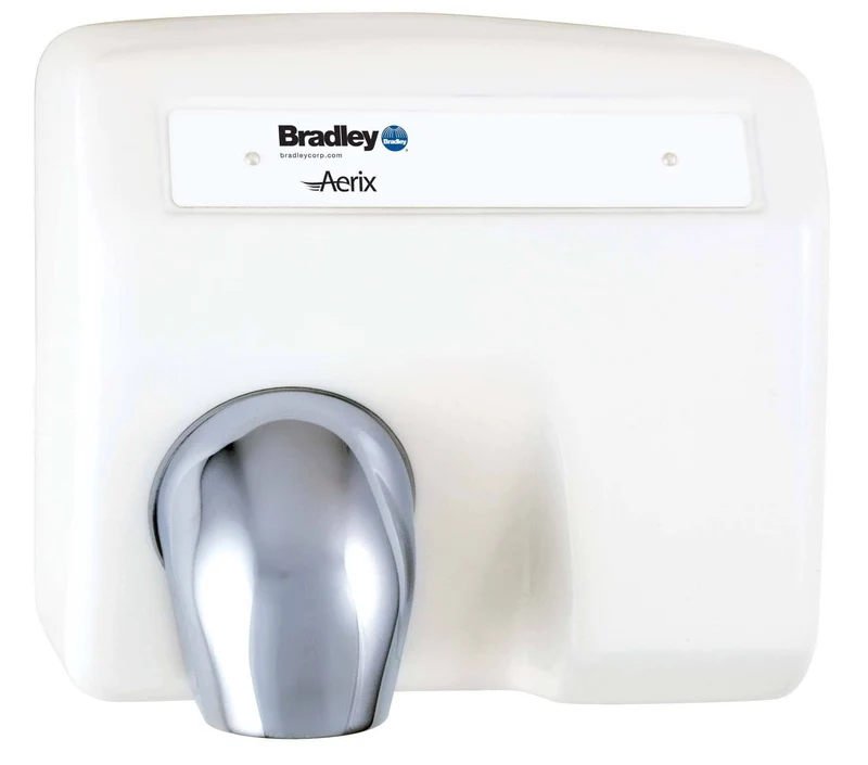 Bradley 2903-28 Automatic High Efficiency Hand Dryer, 110-120 Volt, Surface-Mounted, Cast Iron