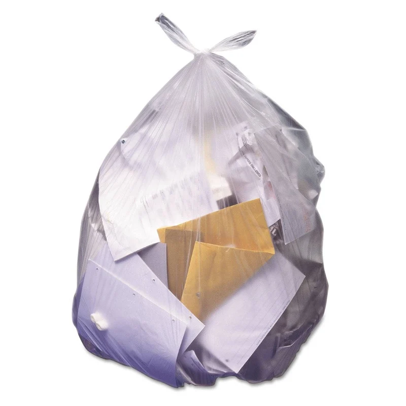 Heritage High-Density Waste Can Liners, 45 Gal, 14 Microns, 40" X 48", Natural, 250/Carton - HERZ8048HNR02