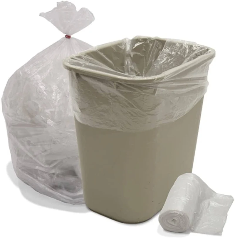 Heritage High-Density Waste Can Liners, 7 Gal, 6 Microns, 22" X 20", Natural, 2,000/Carton - HERZ4022RNR01