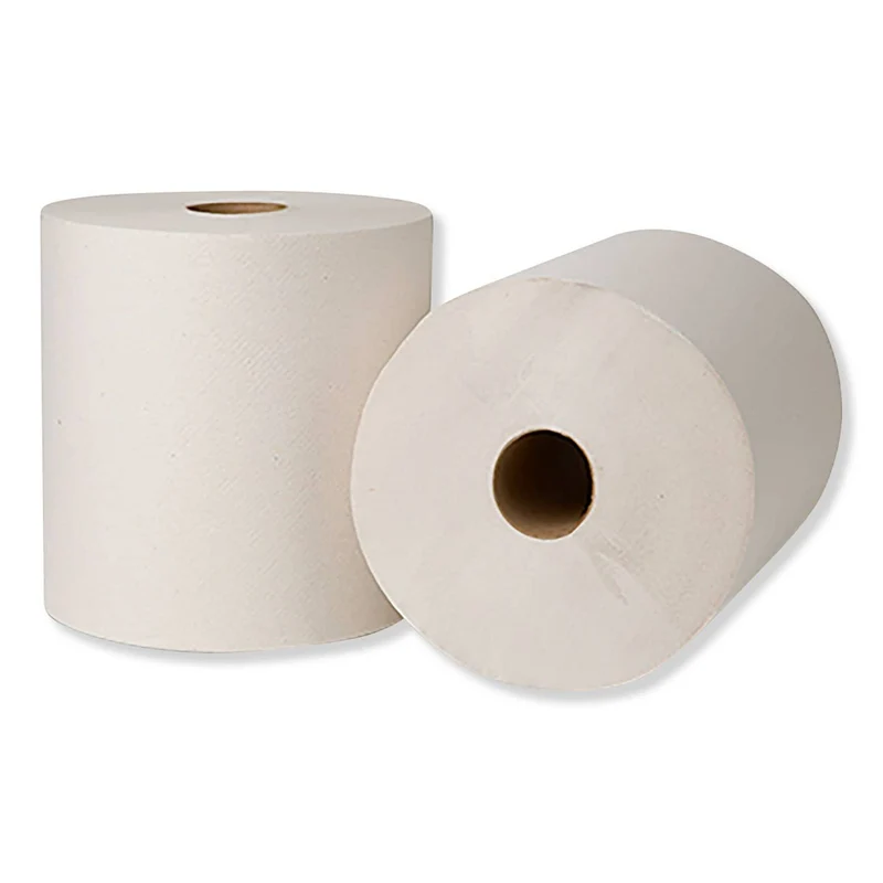 Tork Hardwound Roll Towels, 7.88" X 800 Ft, Natural White, 6 Rolls/Carton - TRK218004