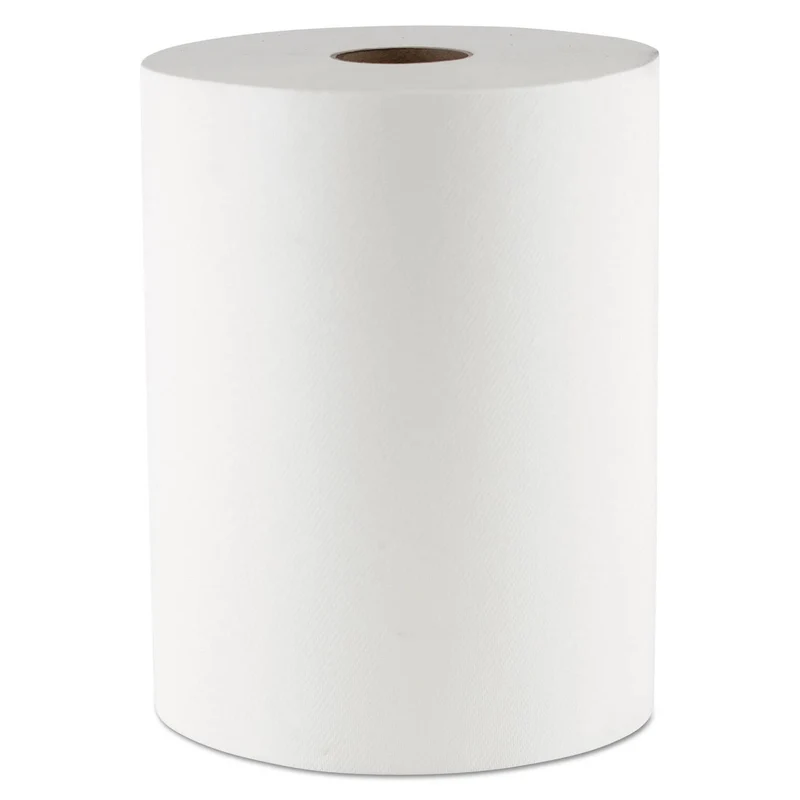 Morcon Hardwound Roll Towels, 1-Ply, 10" X 550 Ft, White, 6 Rolls/Carton - MORVT106