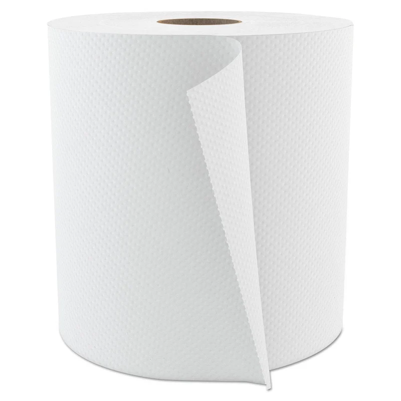 Cascades Select Roll Paper Towels, 1-Ply, 7.875" X 800 Ft, White, 6/Carton - CSDH084