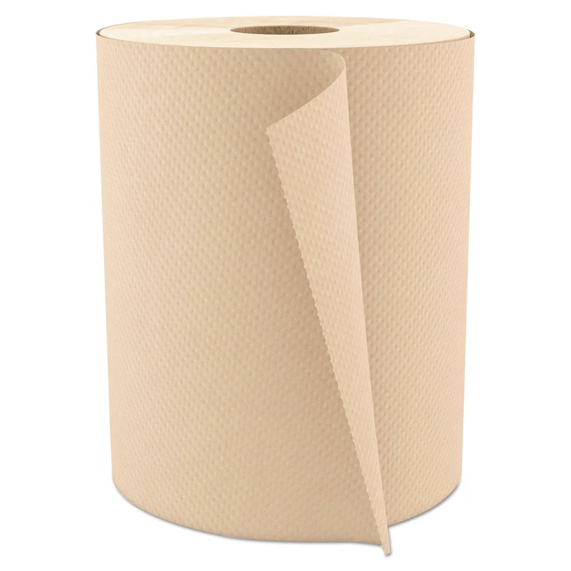 Cascades Select Roll Paper Towels, 1-Ply, 7.875" X 600 Ft, Natural, 12/Carton - CSDH065