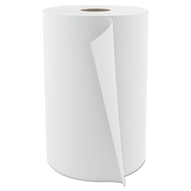 Cascades Select Roll Paper Towels, 1-Ply, 7.875" X 600 Ft, White, Recycled, 12/Carton - CSDH060