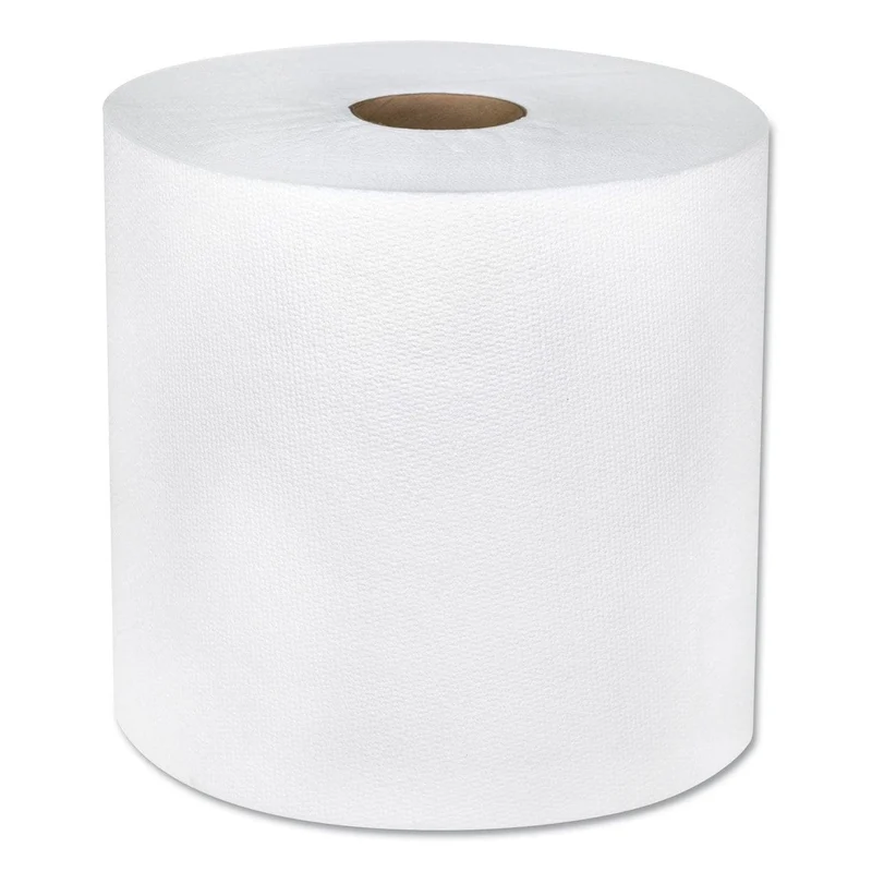 Boardwalk Tad Hardwound Roll Towels, 1-Ply, 7 7/8" X 600 Ft, White, 6 Rolls/Carton - BWK6262