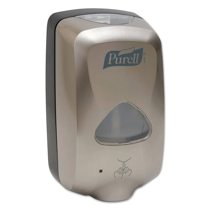 Purell TFX Touch Free Foam Hand Sanitizer Dispenser, 1200 Ml, 6" X 4" X 10.5", Brushed Metallic - GOJ279012EEU00