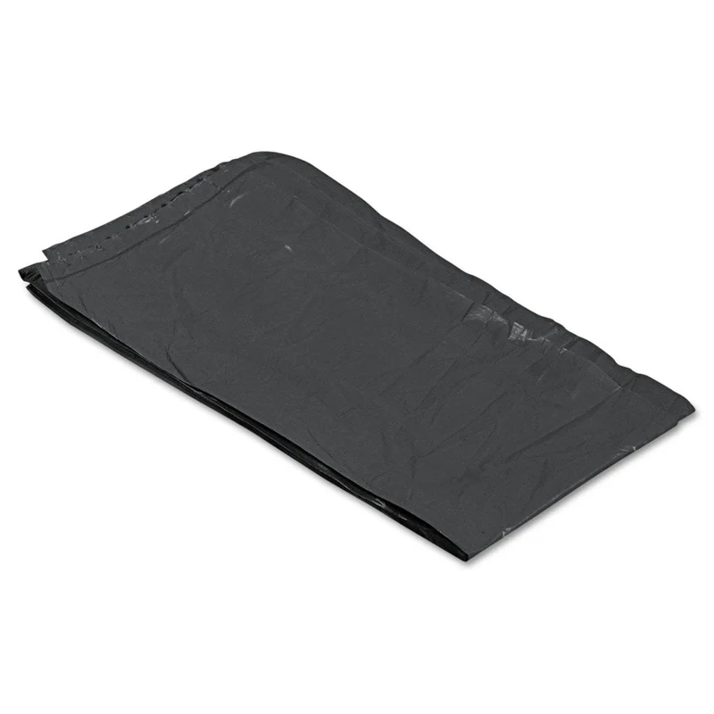 Ex-Cell Sanitary Napkin Plastic Liner Bags, 17", Black, 1,000/Carton - EXCLB1718