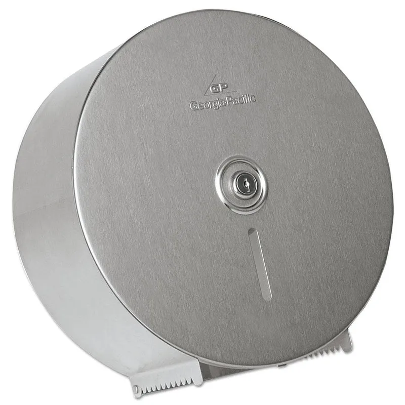 Georgia Pacific Stainless Steel Jumbo Roll Dispenser, 14.25 X 4.44 X 14.25, Stainless Steel - GPC59449