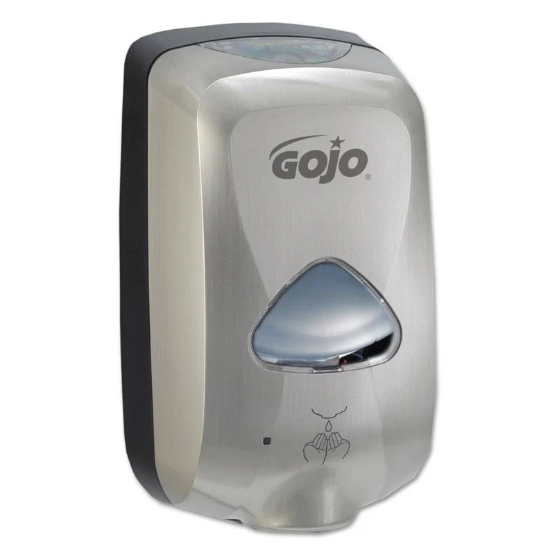 Gojo TFX Touch-Free Foam Soap Dispenser, 1200 Ml, 6.4" X 4.3" X 10.5", Nickel - GOJ278912