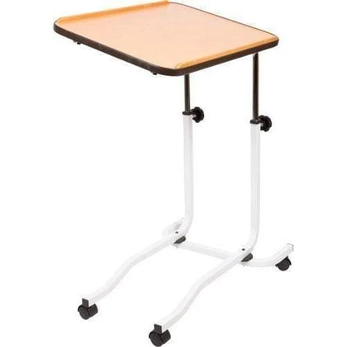 Sängbord med hjul, justerbar höjd från 72-110 cm. Smart och klassisk modell.