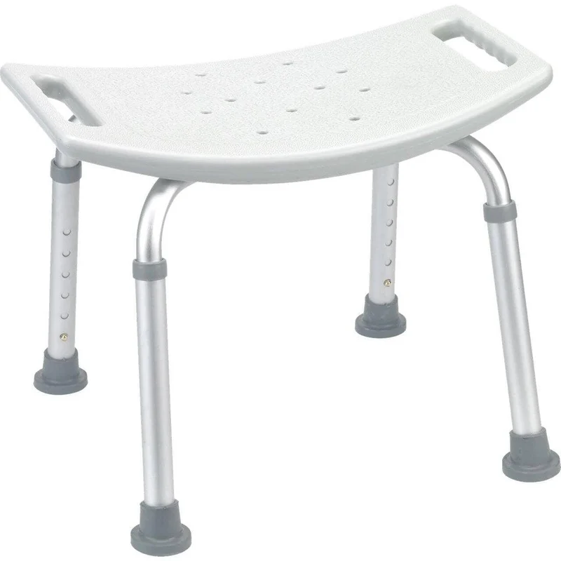 Badpall med svängd sits, justerbar höjd. Smart lättviktsmodell på 1,64 kg