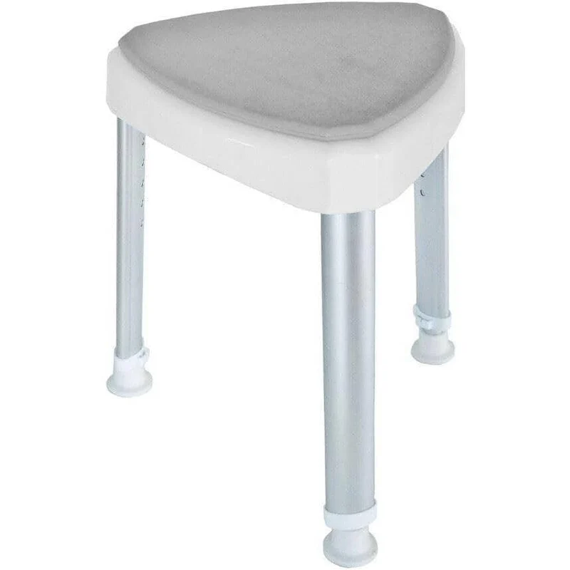 Triangulär pall med justerbar höjd (sitsbredd 45 cm)