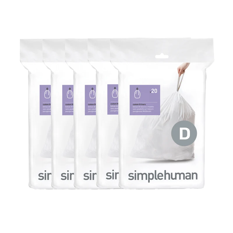 Simplehuman Poser Kode D - 100 stk.