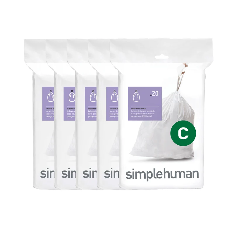 Simplehuman Poser Kode C - 100 stk.