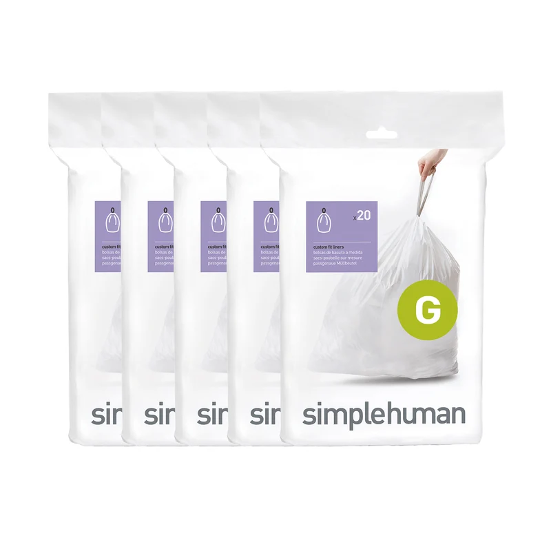 Simplehuman Poser Kode G - 100 stk.