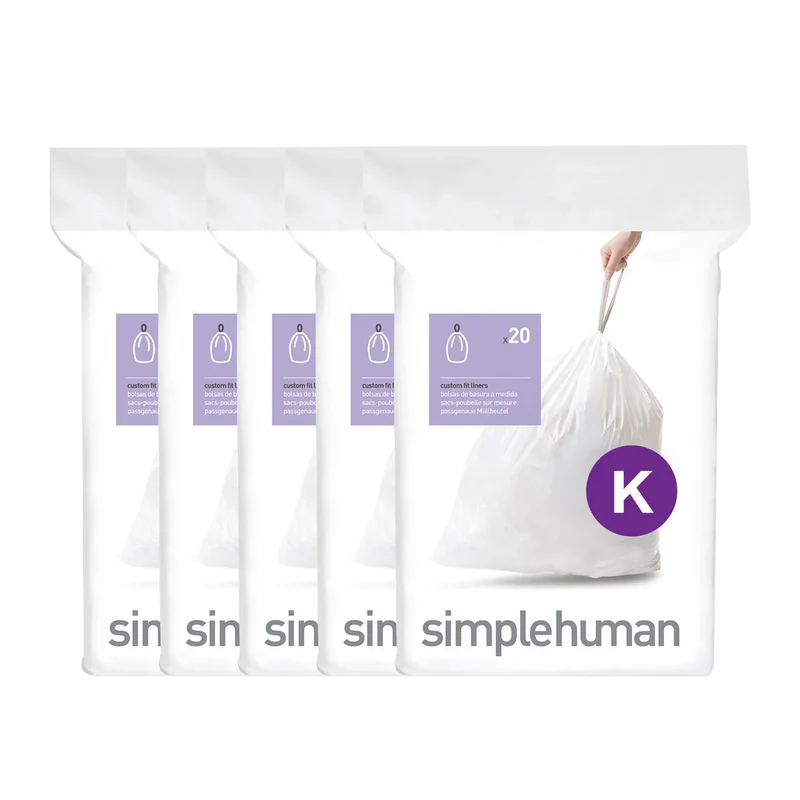 Simplehuman Poser Kode K - 100 stk.