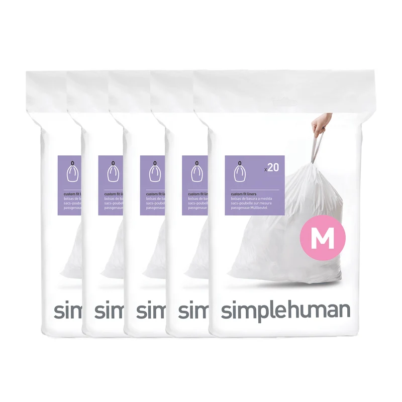 Simplehuman Poser Kode M - 100 stk.
