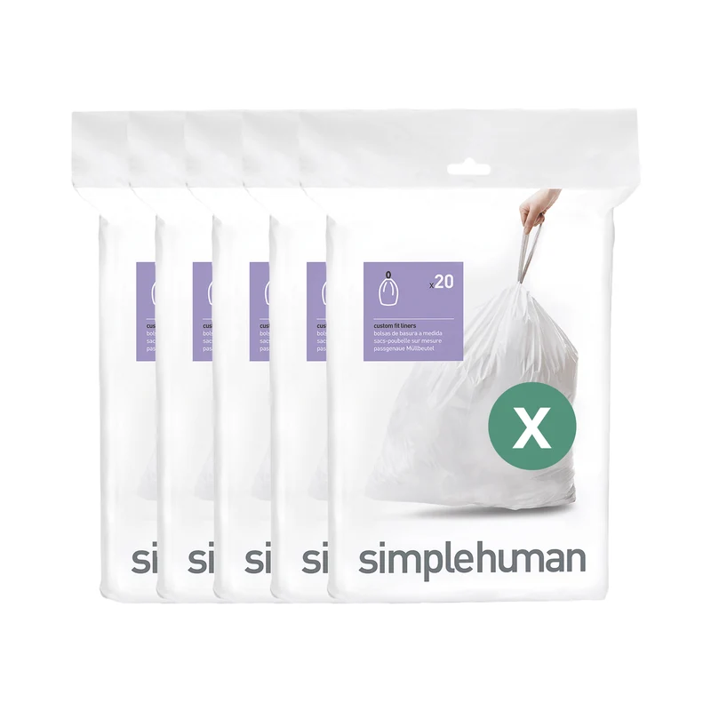 Simplehuman Poser Kode X - 100 stk.