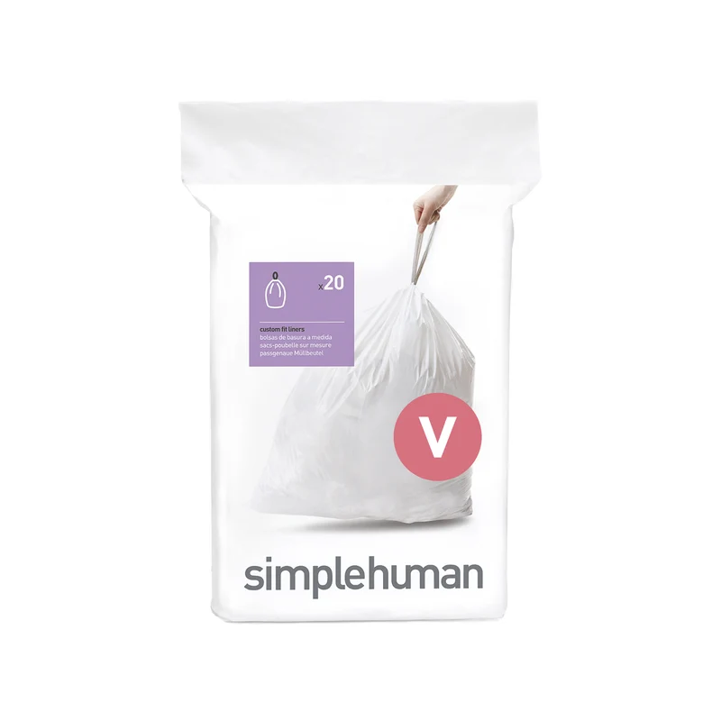 Simplehuman Poser Kode V - 100 stk.