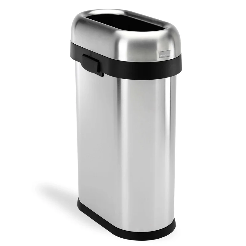 Smal åben affaldsspands 50 L
