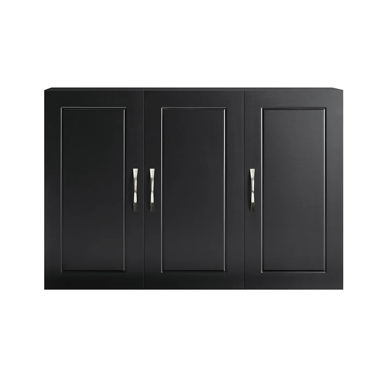 Förköp SoBuy FRG231-L-SCH Väggmonterad Högskåp för Badrum – Justerbar Hylla, Kompakt Förvaring 90x30x60 cm, Svart