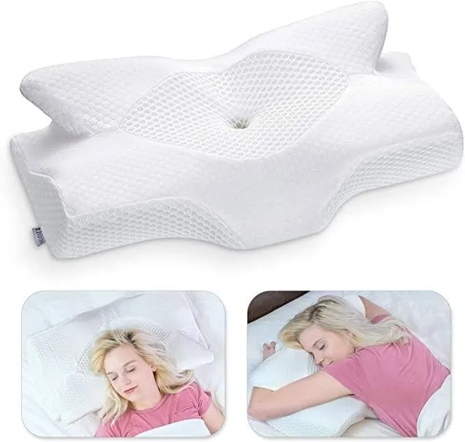 Elviros ergonomiska huvudkudde för optimal sovkomfort - för dig som sover på mage/sida