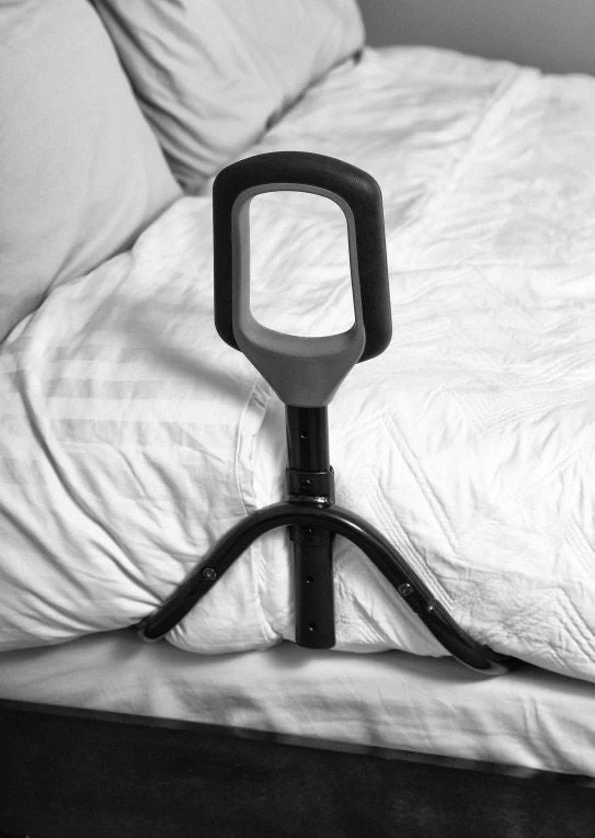 "PT-BEDCANE" Stödhandtag/ sänghäst för vuxensäng - Justerbar & ergonomisk. CE godkänd