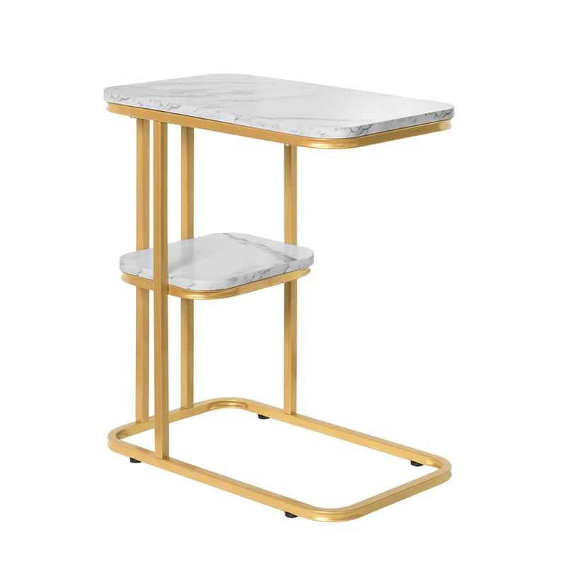 SoBuy, Sidobord, Soffbord, Cafébord, Laptopbord, FBT110-G