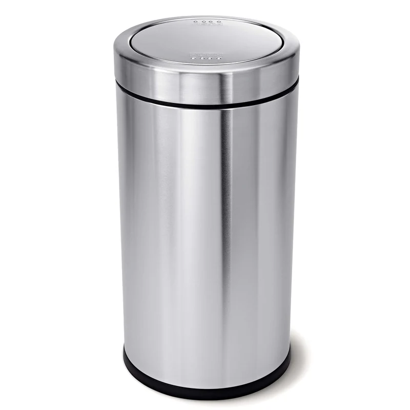 Skraldespand med vippelåg 55 L