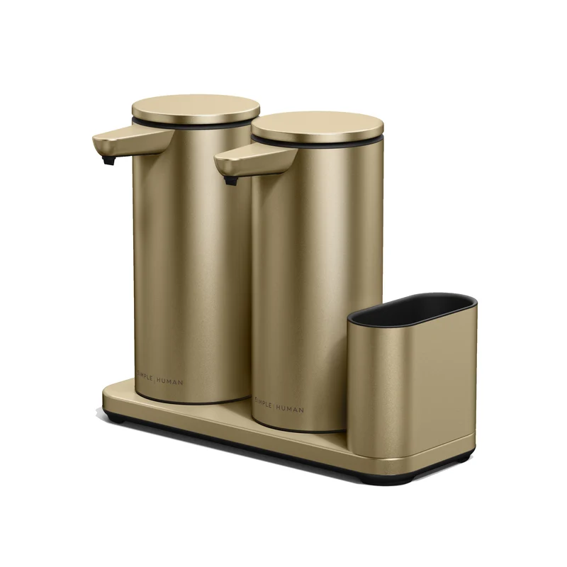 414ml Dobbelt Genopladelig Sensorpumpe med Holder