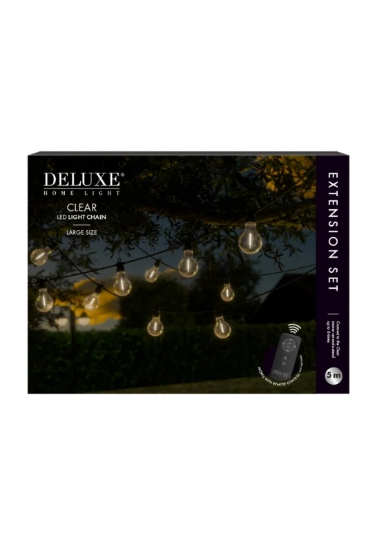 LED Ljusslinga Clear Extra Set Large 5 m