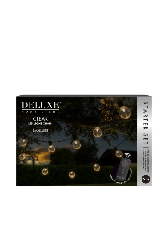 LED Ljusslinga Clear Starter Set Small 6 m