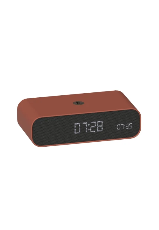 Wakie Väckarklocka Wake-Up light & Qi Terracotta