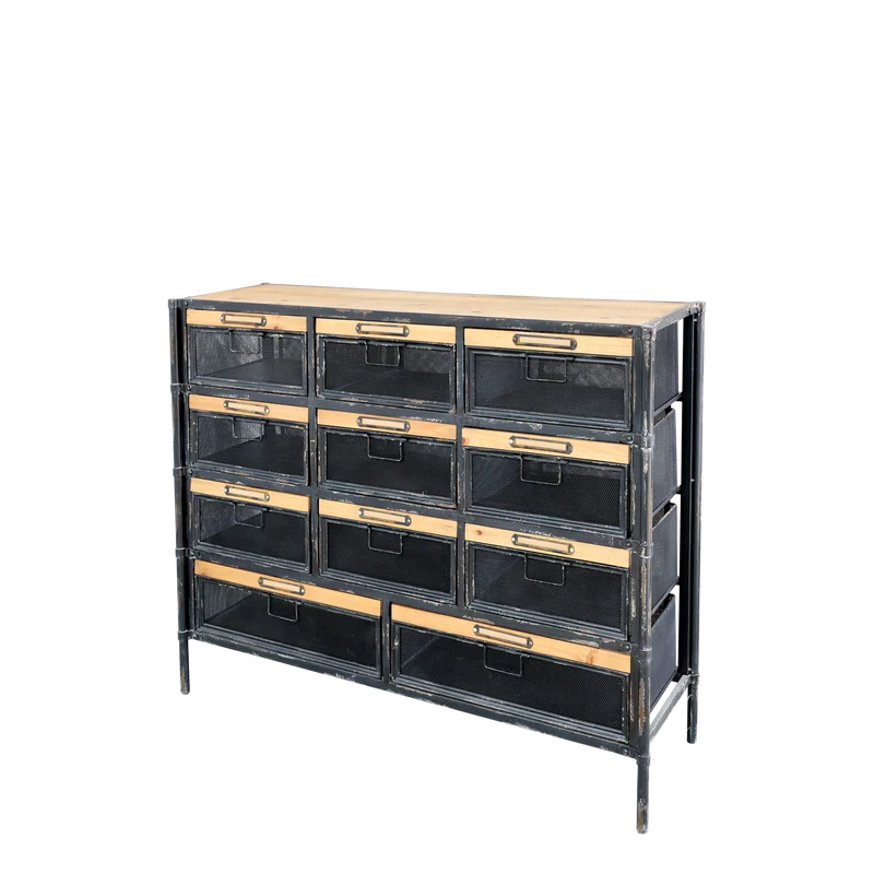 Chic Antique Avlastningsbord Factory H86,5/L107/B34 cm