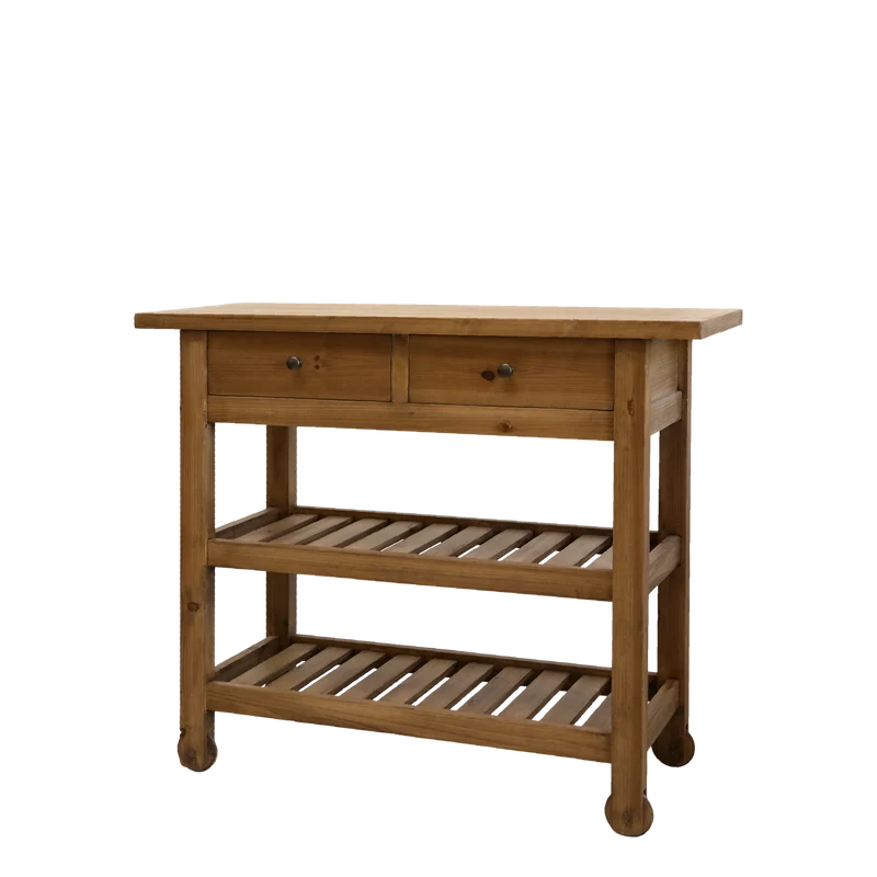Chic Antique Avlastningsbord med hjul H85/L100/B40 cm