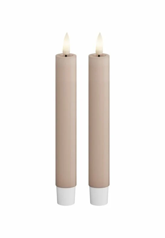 LED Kronljus 2,2x15 cm Rosa 2-pack