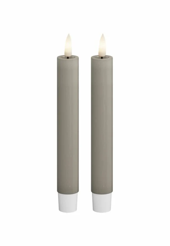 LED Kronljus 2,2x15 cm Sand 2-pack