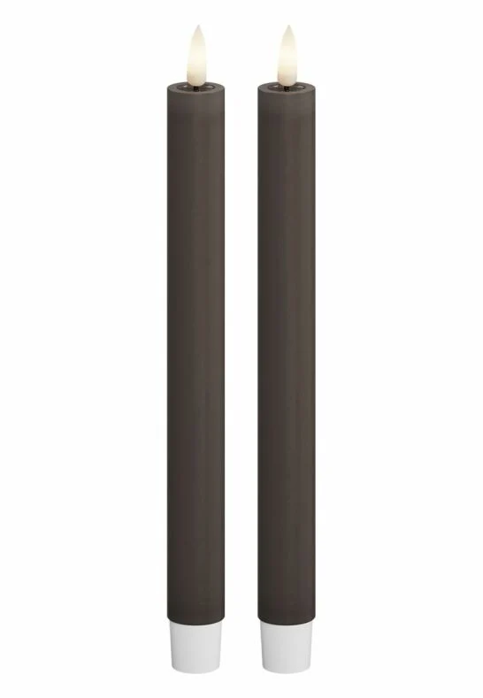 LED Kronljus 2,2x24 cm Mocca 2-pack