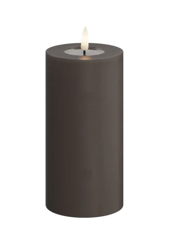 LED Blockljus Mocca 7,5x15 cm