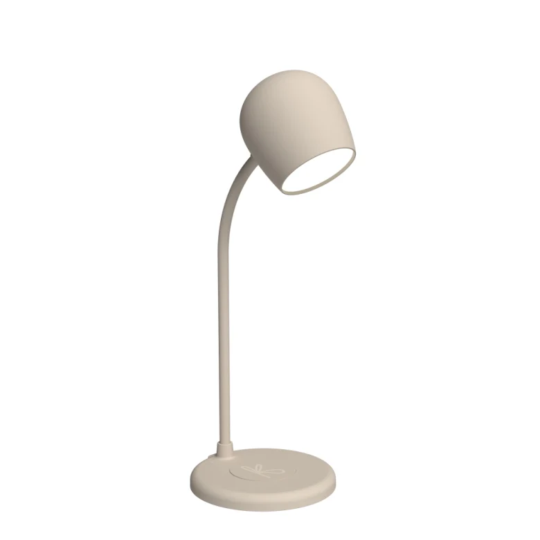 Ellie LED-lampa/Högtalare/Qi Ivory Sand